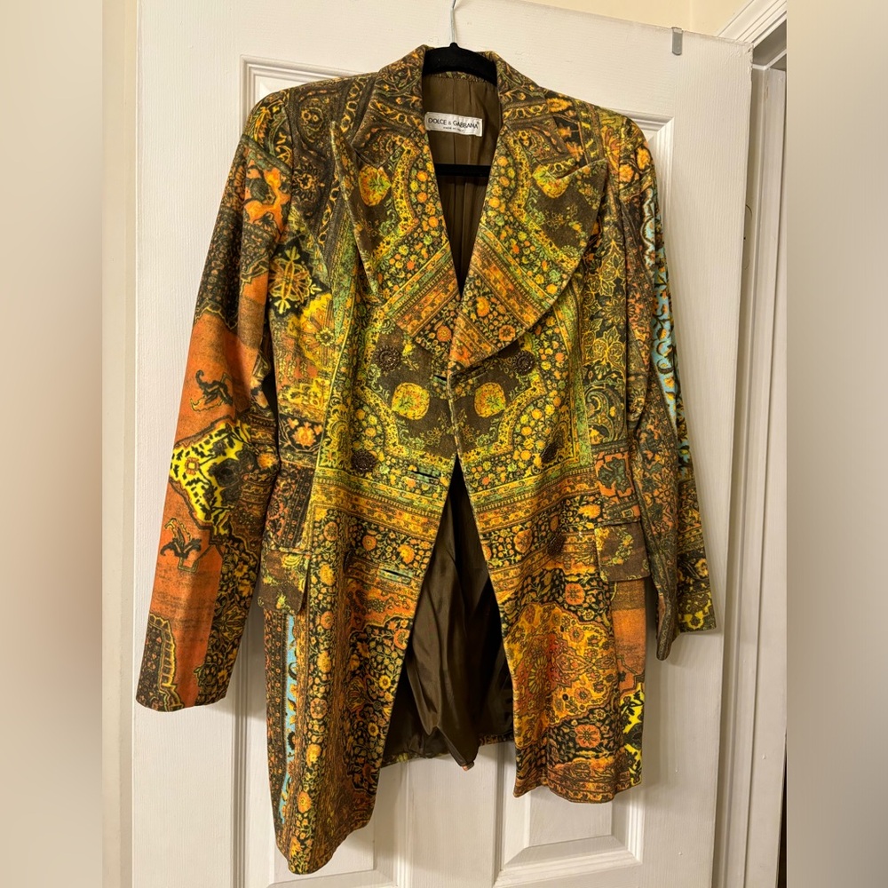 Dolce & Gabbana Suede Blazer